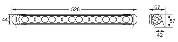 Papildlukturi tālā gaisma Spotlight, LED