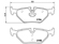 Bremžu uzliku komplekts BREMBO     P 06 025