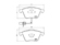 Bremžu uzliku komplekts BREMBO     P 85 084