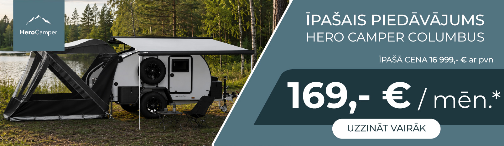 Hero Camper īpašais piedāvājums